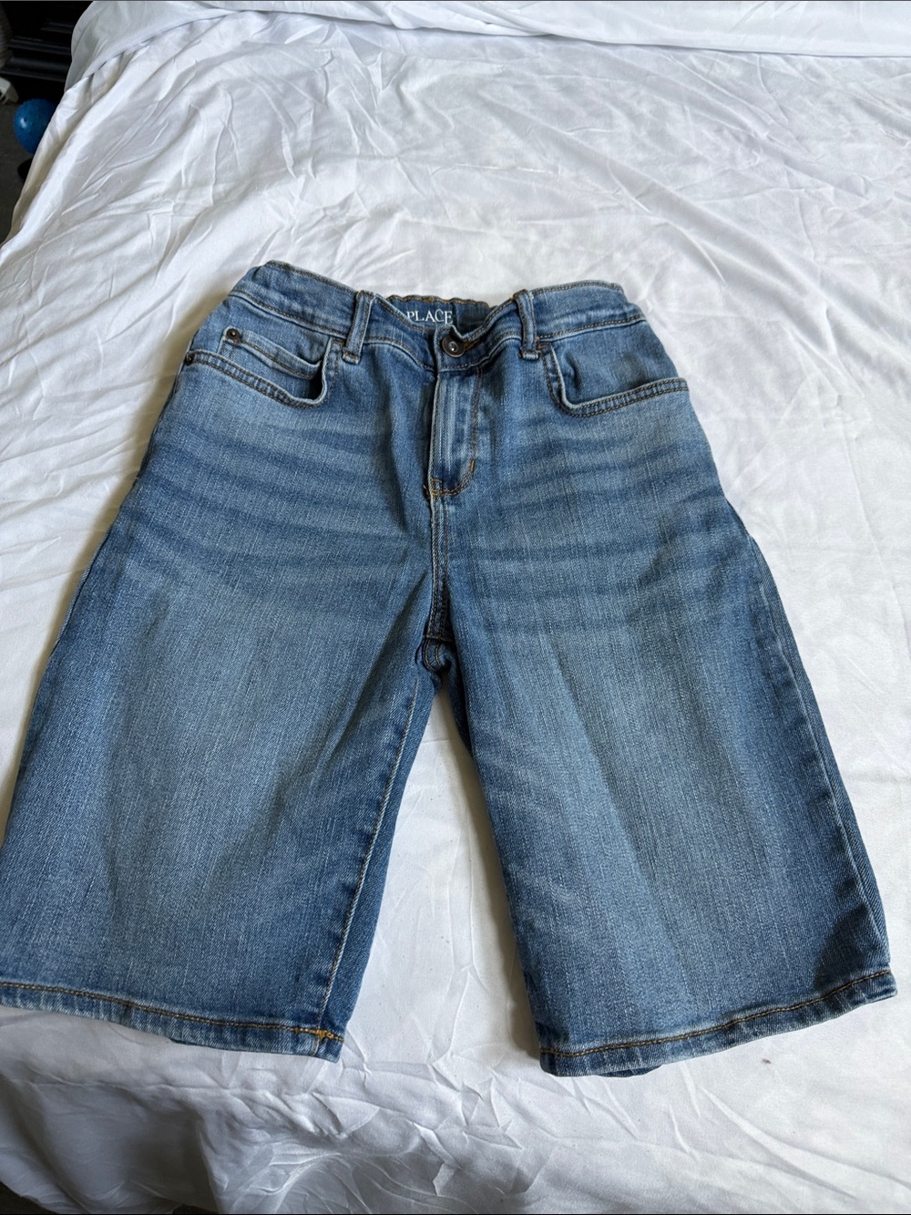 The Children's Place Light Blue Relaxed Jeans Shorts